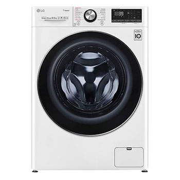 Mașină de spălat LG Slim | 8.5kg spălare | AI Direct Drive™ 10 ani garanție | Clasa A+++ | Steam+™ | Wifi | TurboWash360™ | Alb1