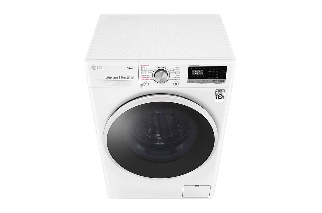 LG Mașină de spălat LG AI DD Slim | 7Kg spălare | AI Direct Drive 10 ani garanție | Clasa E | Steam™ |  ThinQ™ | Alb, F2WT4S6AIDD, thumbnail 10