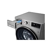 LG Mașină de spălat LG AI DD Slim | 7Kg spălare | AI Direct Drive 10 ani garanție | Clasa E | Steam™ | TurboWash™ | ThinQ™ | Gri, F2WN6S7S2T, thumbnail 5
