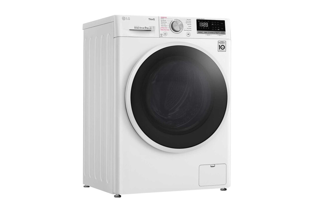 LG Mașină de spălat  | 9Kg spălare | 1400 rpm | AI Direct Drive™ | Clasa D | Steam™ | ThinQ™ | Alb, F4WT409AIDD, thumbnail 10