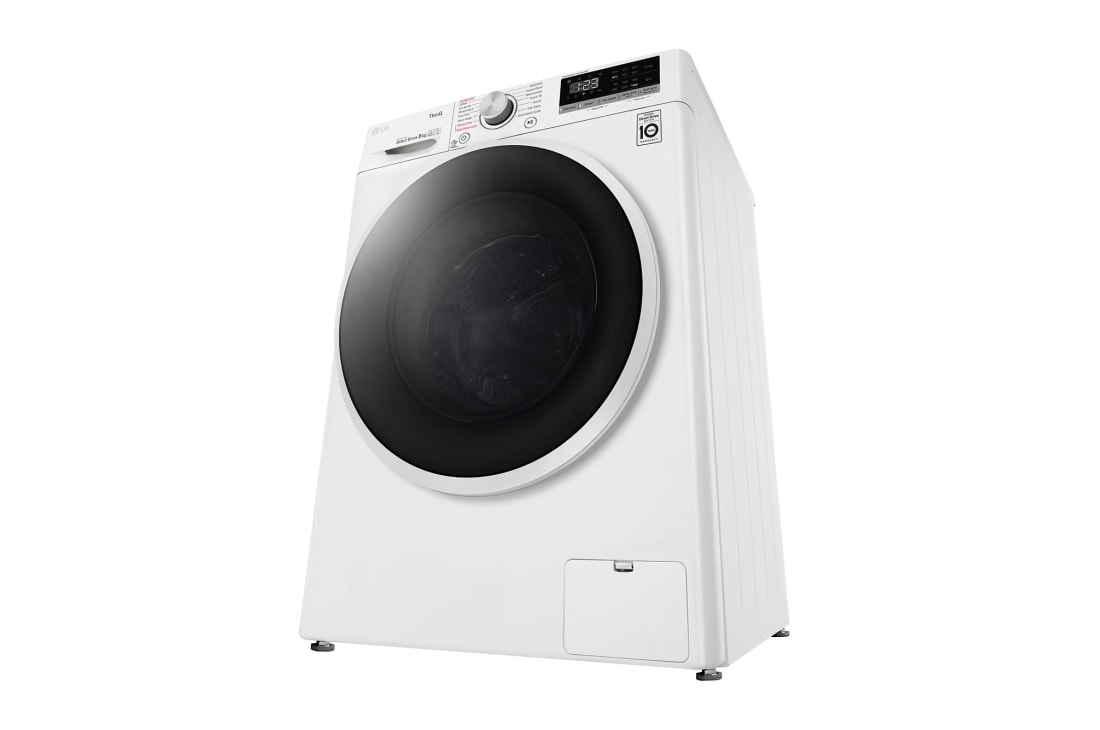 LG Mașină de spălat | 8Kg spălare | 1400 rpm | AI Direct Drive™ | Clasa D | Steam™ | ThinQ™ | Alb, F4WT408AIDD, thumbnail 13