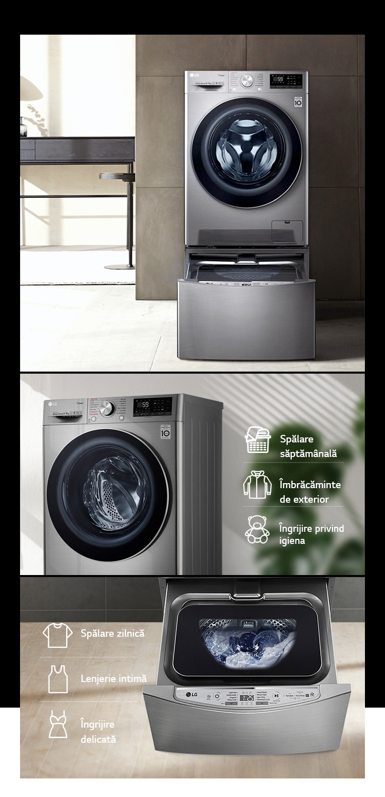 Disponibilă cu TWINWash™ Mini2