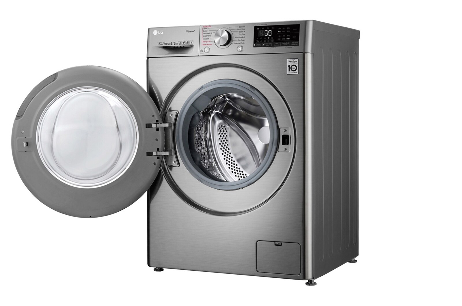 LG Mașină de spălat cu uscător (2 în 1) LG AI DD | 9Kg spălare/6Kg uscare | AI Direct Drive 10 ani garanție | Clasa A | Steam+™ | TurboWash™ | ThinQ™, F4DV709H2T, thumbnail 12