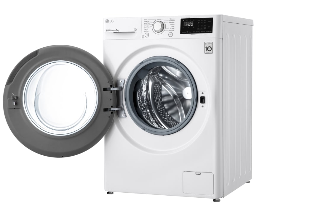 LG Mașină de spălat LG AI DD | 7Kg spălare | AI Direct Drive 10 ani garanție | Clasa D | SmartDiagnosis™ | Alb, F4WN207N3E, thumbnail 12
