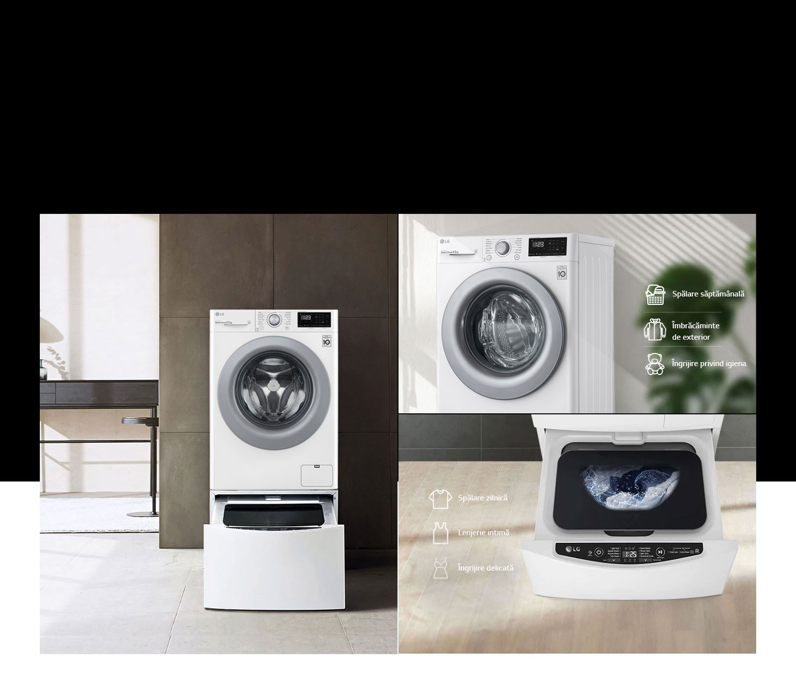 Disponibilă cu TWINWash™ Mini1