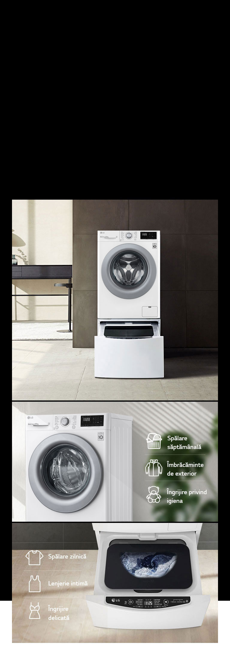 Disponibilă cu TWINWash™ Mini2