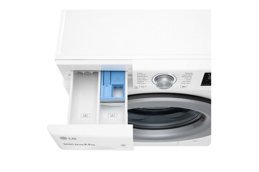 LG Mașină de spălat LG AI DD Slim | 6.5Kg spălare | AI Direct Drive 10 ani garanție | Clasa E | SmartDiagnosis™ | Alb, F2WN2S6N4E, thumbnail 6