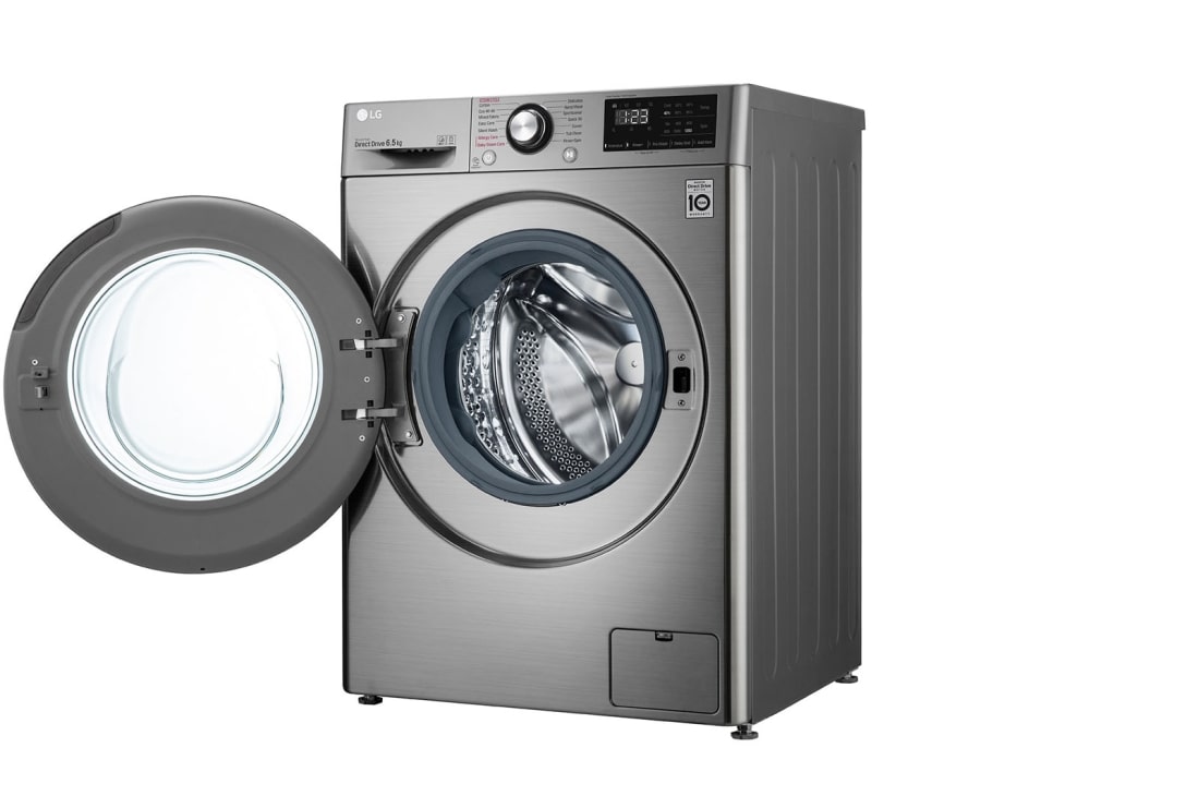 LG Mașină de spălat LG AI DD Slim | 6.5Kg spălare | AI Direct Drive 10 ani garanție | Clasa E | Steam | SmartDiagnosis™ | Gri, F2WN2S6S6TE, thumbnail 13