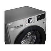 LG Mașină de spălat LG AI DD Slim | 6.5Kg spălare | AI Direct Drive 10 ani garanție | Clasa E | Steam | SmartDiagnosis™ | Gri, F2WN2S6S6TE, thumbnail 7