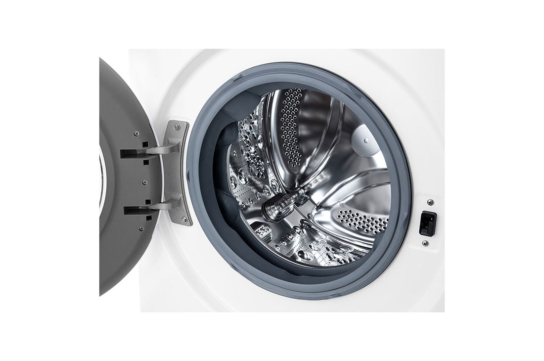 LG Mașină de spălat LG AI DD Slim | 6.5Kg spălare | AI Direct Drive 10 ani garanție | Clasa E | Steam | SmartDiagnosis™ | Alb, F2WN2S6S3E, F2WN2S6S3E, thumbnail 3
