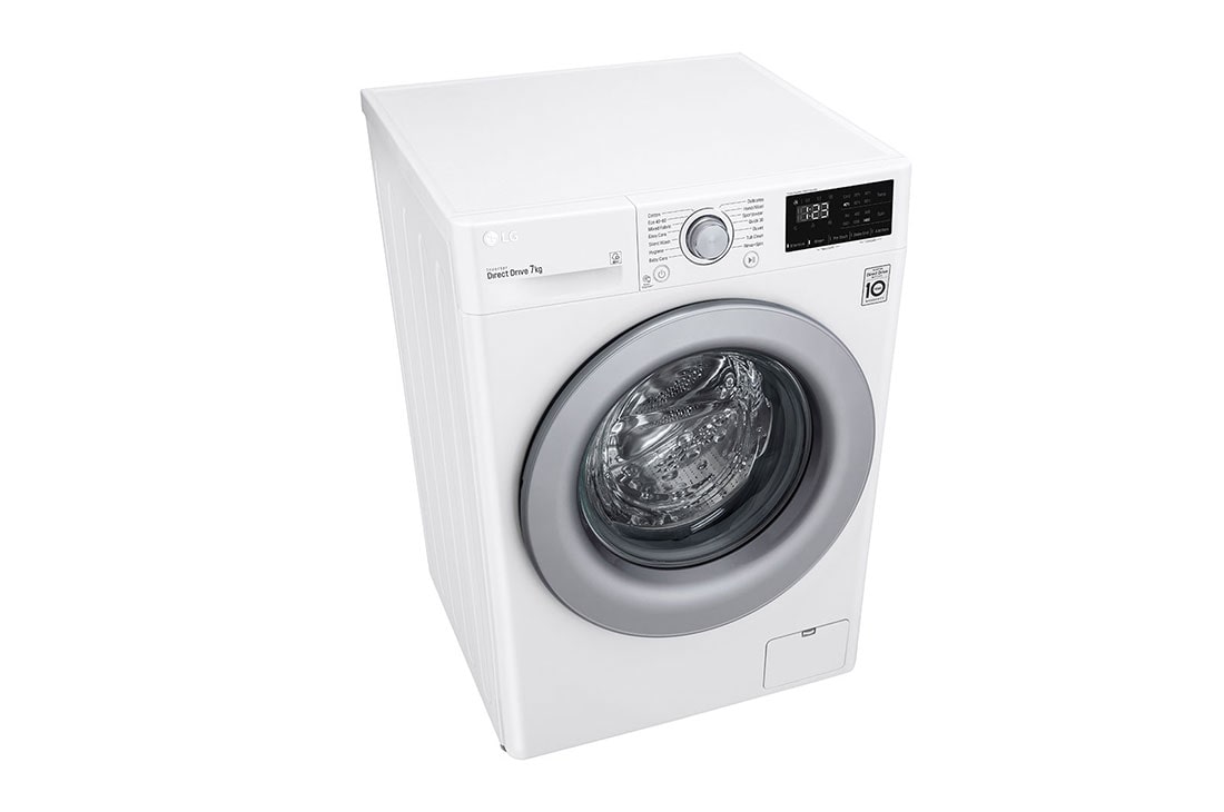LG Mașină de spălat LG AI DD | 7Kg spălare | AI Direct Drive 10 ani garanție | Clasa D | SmartDiagnosis™ | Alb, Toppersppective1 image, F4WN207N4E, thumbnail 8