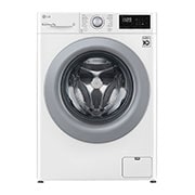 LG Mașină de spălat LG AI DD | 7Kg spălare | AI Direct Drive 10 ani garanție | Clasa D | SmartDiagnosis™ | Alb, Front image, F4WN207N4E, thumbnail 1