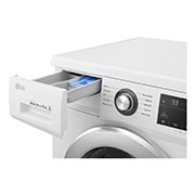 LG Mașină de spălat LG | 8kg spălare | 6 Motion Direct Drive™ 10 ani garanție | Clasa D | BabyCare | Smart Diagnosis™ | Alb, F4J3TN5WE, F4J3TN5WE, thumbnail 4