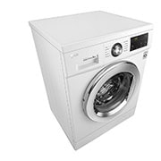 LG Mașină de spălat LG | 8kg spălare | 6 Motion Direct Drive™ 10 ani garanție | Clasa D | BabyCare | Smart Diagnosis™ | Alb, F4J3TN5WE, F4J3TN5WE, thumbnail 6
