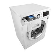 LG Mașină de spălat LG | 8kg spălare | 6 Motion Direct Drive™ 10 ani garanție | Clasa D | BabyCare | Smart Diagnosis™ | Alb, F4J3TN5WE, F4J3TN5WE, thumbnail 7