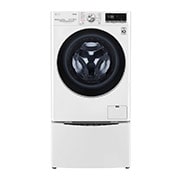 LG Mașină de spălat cu uscător(2 în 1) LG AI DD | 9Kg spălare/6Kg uscare | AI Direct Drive 10 ani garanție | TurboWash™ | Clasa E | Steam | ThinQ™ | Alb, F4DV709S1E, thumbnail 6