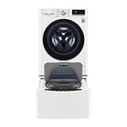 LG Mașină de spălat cu uscător(2 în 1) LG AI DD | 9Kg spălare/6Kg uscare | AI Direct Drive 10 ani garanție | TurboWash™ | Clasa E | Steam | ThinQ™ | Alb, F4DV709S1E, thumbnail 7