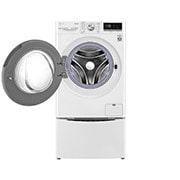 LG Mașină de spălat cu uscător(2 în 1) LG AI DD | 9Kg spălare/6Kg uscare | AI Direct Drive 10 ani garanție | TurboWash™ | Clasa E | Steam | ThinQ™ | Alb, F4DV709S1E, thumbnail 15