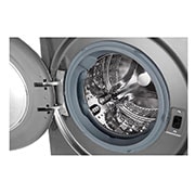 LG Mașină de spălat LG AI DD | 8Kg spălare | AI Direct Drive 10 ani garanție | Clasa C |Steam™ | SmartDiagnosis™ | Argintiu, Drum detail, F4WV308S6TE, thumbnail 3