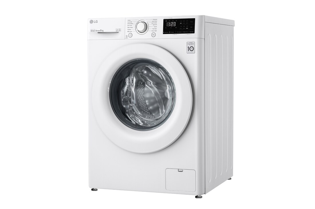 LG Mașină de spălat LG AI DD | 8Kg spălare | AI Direct Drive 10 ani garanție | Clasa C | SmartDiagnosis™ | Alb, F4WV308N3E, thumbnail 5