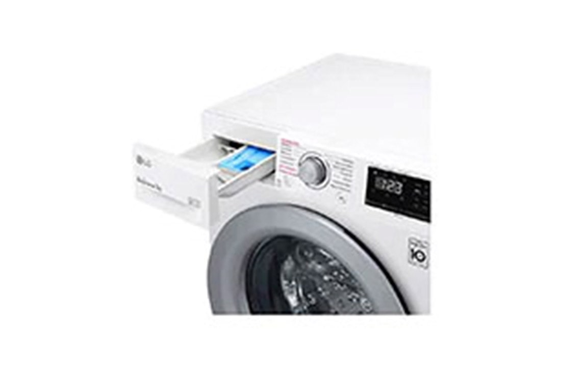 LG Mașină de spălat LG  Slim | 7Kg spălare | AI Direct Drive | Clasa E | Steam™ | Smart Diagnosis™ | Alb, F2WN2S7S4E, thumbnail 5