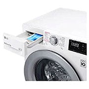 LG Mașină de spălat LG  Slim | 7Kg spălare | AI Direct Drive | Clasa E | Steam™ | Smart Diagnosis™ | Alb, F2WN2S7S4E, thumbnail 5