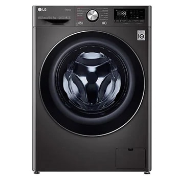 Mașină de spălat cu uscător | 10.5Kg spălare/7Kg uscare | 1400 rpm | AI Direct Drive™ | Clasa A ciclu spălare / Clasa E ciclu spălare + uscare | Steam™ | ThinQ™ | TurboWash™ | Gri închis1