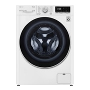 LG Mașină de spălat cu uscător Slim | 7Kg spălare/5Kg uscare | 1400 rpm | AI Direct Drive™ | Clasa D ciclu spălare / Clasa E ciclu spălare + uscare | TurboWash™ | ThinQ™ | Alb, Front image, F2DV5S7N0E, thumbnail 3