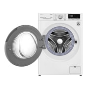 LG Mașină de spălat cu uscător Slim | 7Kg spălare/5Kg uscare | 1400 rpm | AI Direct Drive™ | Clasa D ciclu spălare / Clasa E ciclu spălare + uscare | TurboWash™ | ThinQ™ | Alb, Frontopen image, F2DV5S7N0E, thumbnail 2