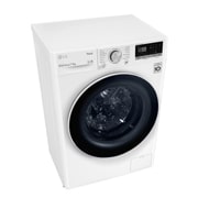 LG Mașină de spălat cu uscător Slim | 7Kg spălare/5Kg uscare | 1400 rpm | AI Direct Drive™ | Clasa D ciclu spălare / Clasa E ciclu spălare + uscare | TurboWash™ | ThinQ™ | Alb, Toppersppective1 image, F2DV5S7N0E, thumbnail 8