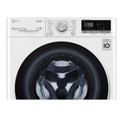 LG Mașină de spălat cu uscător Slim | 7Kg spălare/5Kg uscare | 1400 rpm | AI Direct Drive™ | Clasa D ciclu spălare / Clasa E ciclu spălare + uscare | TurboWash™ | ThinQ™ | Alb, Detail1 image, F2DV5S7N0E, thumbnail 6