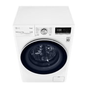LG Mașină de spălat cu uscător Slim | 7Kg spălare/5Kg uscare | 1400 rpm | AI Direct Drive™ | Clasa D ciclu spălare / Clasa E ciclu spălare + uscare | TurboWash™ | ThinQ™ | Alb, Top image, F2DV5S7N0E, thumbnail 9