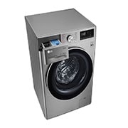 LG Mașină de spălat cu uscător  | 9Kg spălare/6Kg uscare | 1400 rpm | AI Direct Drive™ | Clasa A ciclu spălare / Clasa E ciclu spălare + uscare | Steam+™ | TurboWash™39 | ThinQ™ | Argintiu, F4DV709S2TE, F4DV709S2TE, thumbnail 7