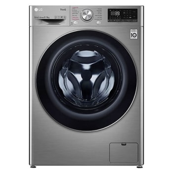 Mașină de spălat cu uscător  | 9Kg spălare/6Kg uscare | 1400 rpm | AI Direct Drive™ | Clasa A ciclu spălare / Clasa E ciclu spălare + uscare | Steam+™ | TurboWash™39 | ThinQ™ | Argintiu1