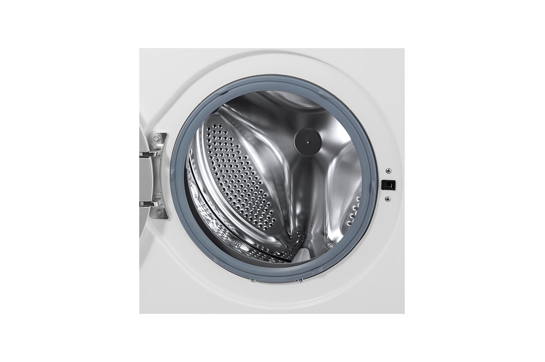 LG Mașină de spălat cu uscător | 8kg spălare/5kg uscare | 1400 rpm | 6 Motion Direct Drive™ | Clasa D ciclu spălare / Clasa E ciclu spălare + uscare | Smart Diagnosis™ | Alb, Drum Detail, F4J3TM5WE, thumbnail 3