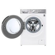 LG Mașină de spălat cu uscător Slim | 8.5 Kg spălare/5 Kg uscare | 1200 rpm | AI Direct Drive™ | Clasa A ciclu spălare / Clasa E ciclu spălare + uscare | TurboWash™ | Steam+™ | ThinQ™ | Alb, F2DV9S8H2E, F2DV9S8H2E, thumbnail 4