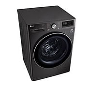 LG Mașină de spălat | 10.5kg  spălare | 1400 rpm | AI Direct Drive™ | Clasa A | Steam™ | ThinQ™ | TurboWash™39 | Gri închis, Left Top Perspective, F4WV910P2SE, thumbnail 8