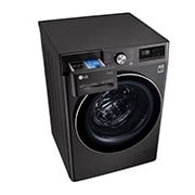 LG Mașină de spălat | 10.5kg  spălare | 1400 rpm | AI Direct Drive™ | Clasa A | Steam™ | ThinQ™ | TurboWash™39 | Gri închis, Left Top Perspective Drawer Dpen, F4WV910P2SE, thumbnail 9