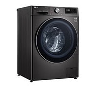LG Mașină de spălat | 10.5kg  spălare | 1400 rpm | AI Direct Drive™ | Clasa A | Steam™ | ThinQ™ | TurboWash™39 | Gri închis, Left Perspective, F4WV910P2SE, thumbnail 10
