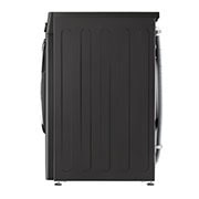 LG Mașină de spălat | 10.5kg  spălare | 1400 rpm | AI Direct Drive™ | Clasa A | Steam™ | ThinQ™ | TurboWash™39 | Gri închis, Side, F4WV910P2SE, thumbnail 14