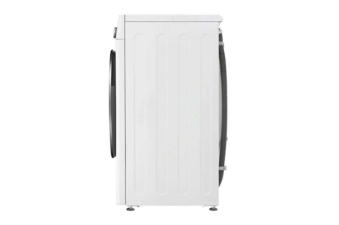 LG Mașină de spălat cu uscător Slim | 8,5 Kg spălare/5 Kg uscare | 1200 rpm | AI Direct Drive™ | Clasa C ciclu spălare / Clasa E ciclu spălare + uscare | Steam™ | ThinQ™ | Alb, vedere laterală, F2DV5S8S2E, thumbnail 14