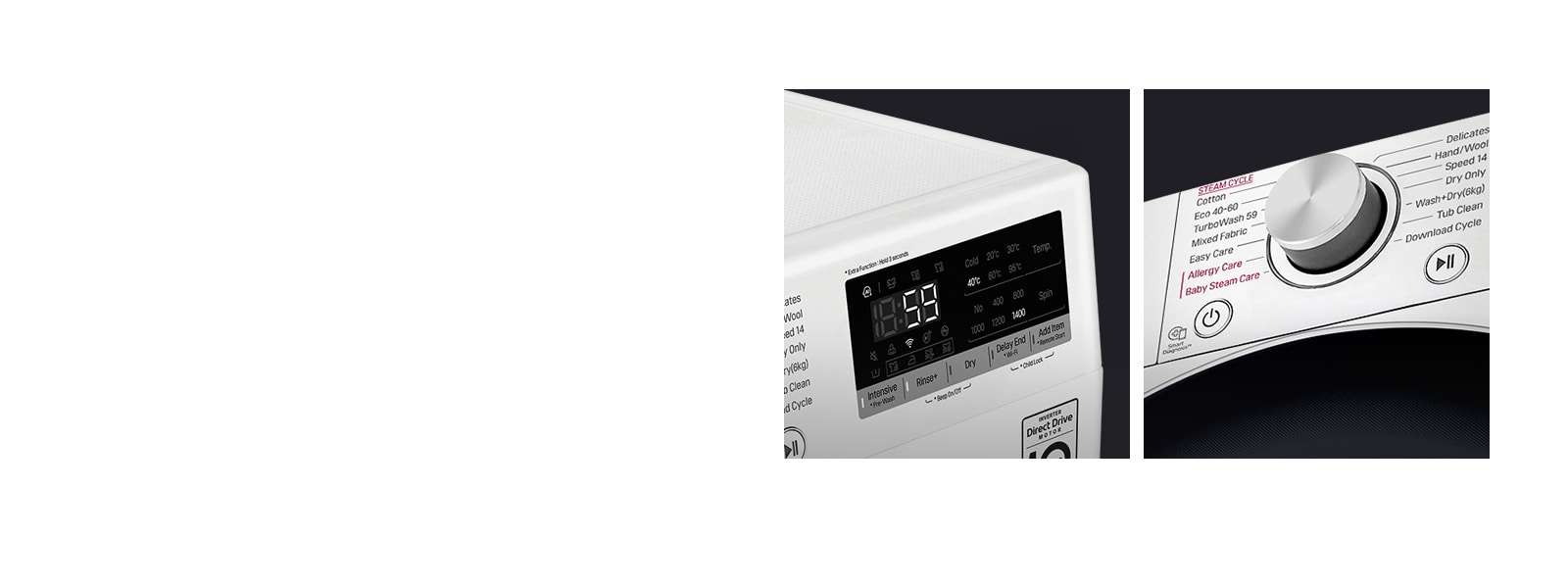 Afișajul este mai vizibil și dimensiunea butonului rotativ a fost mărită.