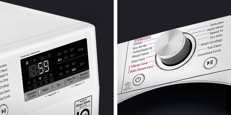 Afișajul este mai vizibil și dimensiunea butonului rotativ a fost mărită.