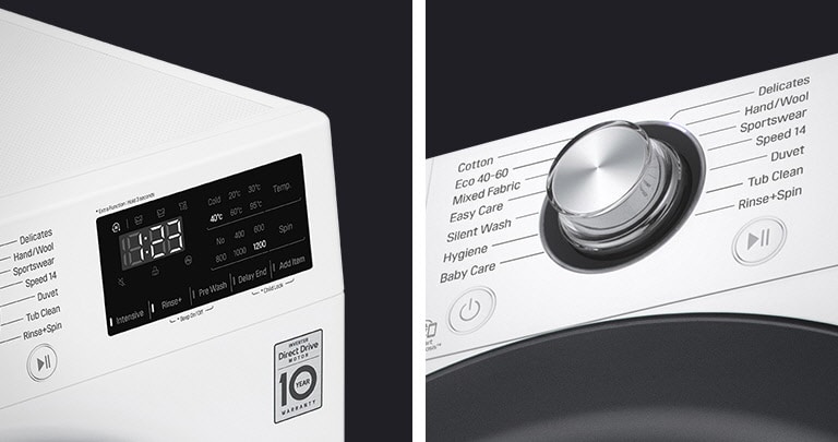 Afișajul este mai vizibil și dimensiunea butonului rotativ a fost mărită.