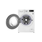 LG Mașină de spălat cu uscător | 9Kg spălare / 6Kg uscare | AI Direct Drive™ | Clasa B ciclu spălare / Clasa E ciclu spălare + uscare  | TurboWash™ 59| Steam™ | ThinQ™ | Alb, Front image, F4DV509S0E, thumbnail 2