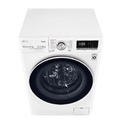 LG Mașină de spălat cu uscător | 9Kg spălare / 6Kg uscare | AI Direct Drive™ | Clasa B ciclu spălare / Clasa E ciclu spălare + uscare  | TurboWash™ 59| Steam™ | ThinQ™ | Alb, Side image, F4DV509S0E, thumbnail 8