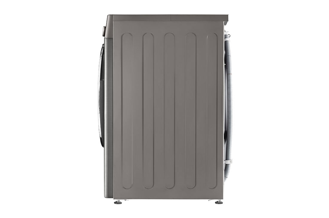 LG Mașină de spălat cu uscător | 9Kg spălare/6Kg uscare | 1400 rpm | AI Direct Drive™ | Clasa B ciclu spălare / Clasa E ciclu spălare + uscare | ThinQ™ | Steam™ | Platină, vedere laterală, F4DV509S2TE, thumbnail 14