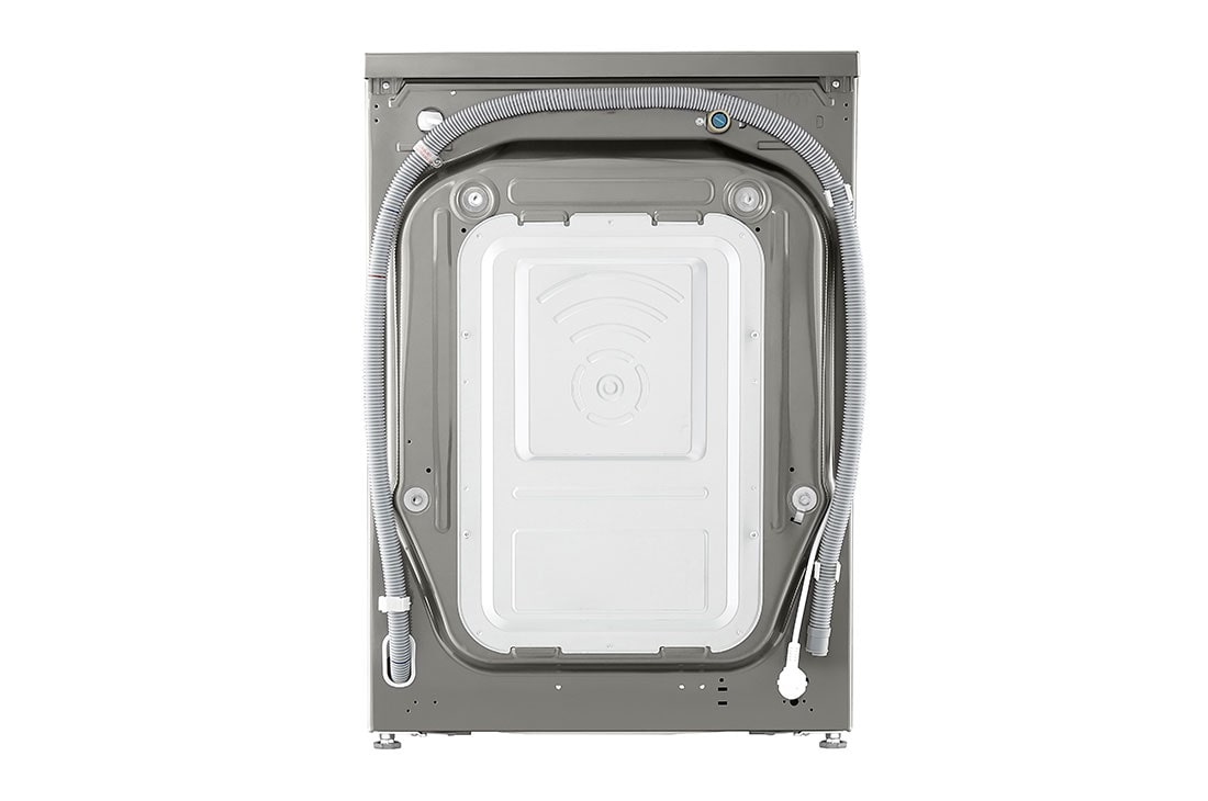 LG Mașină de spălat cu uscător | 9Kg spălare/6Kg uscare | 1400 rpm | AI Direct Drive™ | Clasa B ciclu spălare / Clasa E ciclu spălare + uscare | ThinQ™ | Steam™ | Platină, vedere posterioară, F4DV509S2TE, thumbnail 15