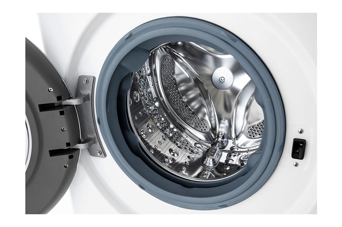 LG Mașină de spălat Slim | 8.5kg spălare | 1200 rpm | AI Direct Drive™ | Clasa A | Steam™ | ThinQ™ | Alb, Drum_slim, F2WV9S8P2E, thumbnail 3