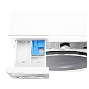 LG Mașină de spălat Slim | 8.5kg spălare | 1200 rpm | AI Direct Drive™ | Clasa A | Steam™ | ThinQ™ | Alb, TopDrawerOpen_Detail_slim, F2WV9S8P2E, thumbnail 6